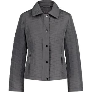 Dames watté-jack in antraciet