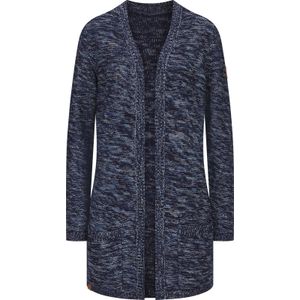 Vest - Gemêleerd - Katoen - Averecht Gebreid - Lange Mouwen