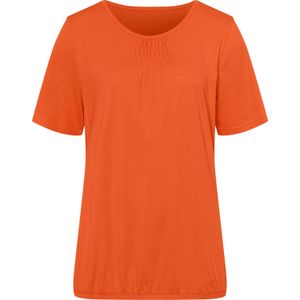 Dames Shirt met korte mouwen in oranje
