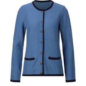 Dames Vest in middenblauw/marine