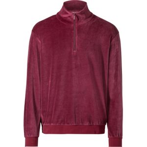 Heren Nicky sweatshirt in bordeaux