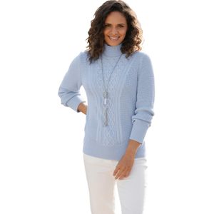Model - Pullover - Ruitpatroon - Katoenmix - Lange Mouwen