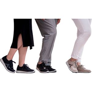 Varomed - Actieve Sneaker - Suède - Zacht Gevoerd - Vetersluiting