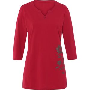 Dames Lang shirt in rood