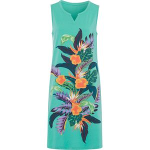 Dames Zomerjurk in blauwgroen