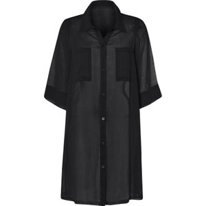 Dames - Strandblouse - Zwart