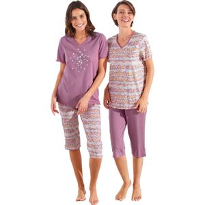 Capripakken - Bloemen - Zachte Single-Jersey - Per 2