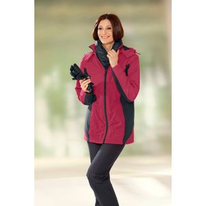 Dames functioneel jack in rood/zwart