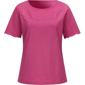 Classic Basics - T-shirt - Fuchsia - Korte Mouwen - 100% Katoen