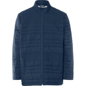 Lichte Gewatteerde Jas - Onregelmatig Patroon - Opstaande Kraag - 2 Zijzakken