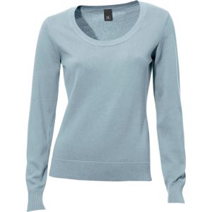 Dames Pullover met ronde hals in bleu