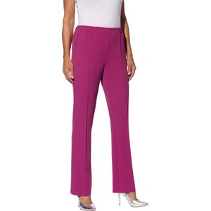 Stretchbroeken - Magenta - 95% Polyester 5% Elastaan - Zonder Zakken Zonder Sluiting