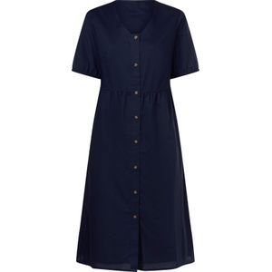 Dames Katoenen jurk in donkerblauw