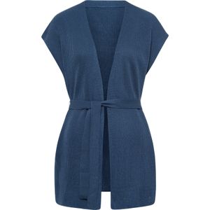 Dames Mouwloos vest in jeansblauw