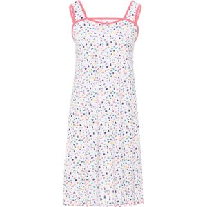 Dames Nachthemd in wit geprint