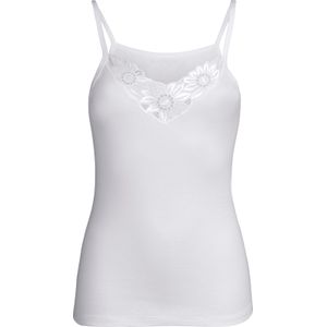 Hemden - Wit - 100% Katoen - Mouwloos - V-hals