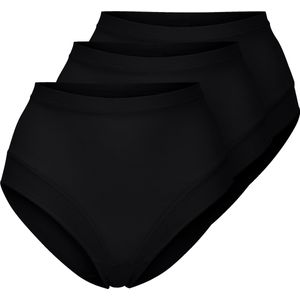 Wäschepur - Tailleslip - Set van 3 - Zwart - Katoen