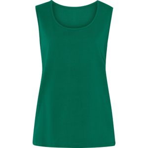 Classic Basics - Tanktop - Groen - Mouwloos - Ronde Hals - 100% Katoen