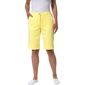 Dames Jeansbermuda in citroen