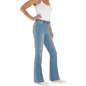 Jeans - Blue-Bleached - Dames Bootcut