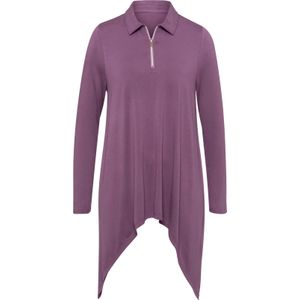 Dames Puntig shirt in violet