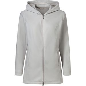 Dames Fleecejack in lichtgrijs