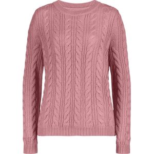 Dames Pullover met ronde hals in hortensia