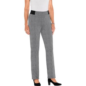 Chino Broek - Zwart-Steengrijs - 95% Katoen