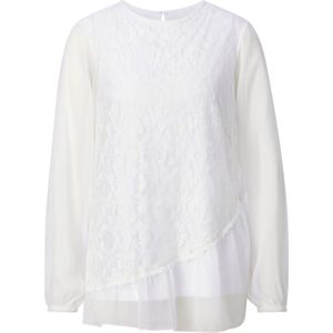 Dames Kanten blouse in ecru