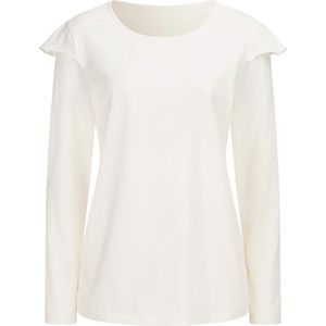 Shirt met lange mouwen in ecru