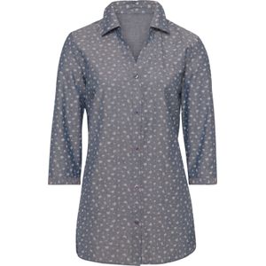 Dames Jeansblouse in blue-bleached