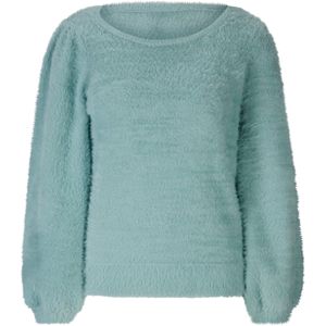 Gebreide Trui - Kalkmint - 74% Polyamide, 16% Viscose, 10% Polyester