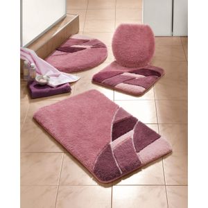 Look - Gedessineerd - Toiletmat - Bruinroze - 1 stuk