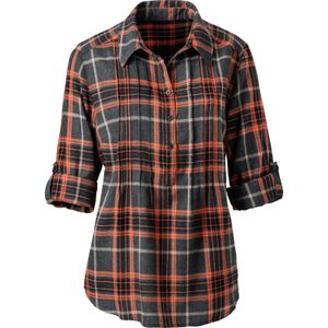 Dames Tuniek in koperkleurig geruit