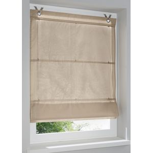 Rolgordijn - Naturel - Halftransparant - 45 cm breedte - 140 cm hoogte