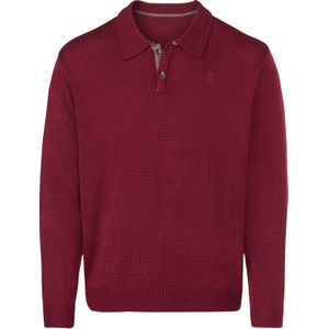 Heren Polopullover in donkerrood