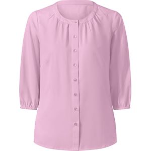 Dames Crêpeblouse in roze