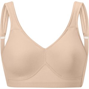 Bralette - Ivoor - 94% Katoen, 6% Elastaan - Brede Bandjes