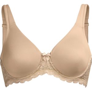 T-shirt Bh - Ivoor - Met Beugel - 82% Polyamide, 18% Elastaan