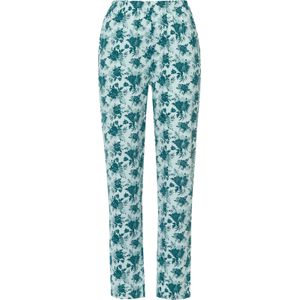 Dames Pyjama in zacht mint/petrol bedrukt