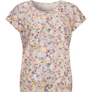 T-shirt - Champagne-Rozenkwarts - 100% Katoen - Gedessineerd Meerkleurig