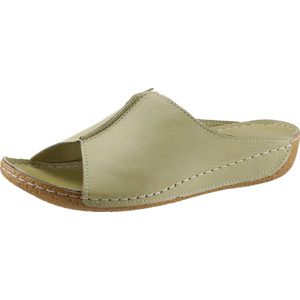 Dames slippers in pistache