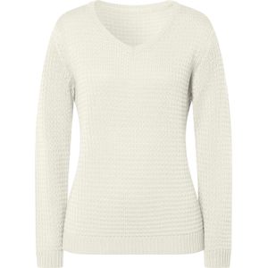 Gebreide Trui - Ecru - 100% Polyacryl - Lange Mouwen