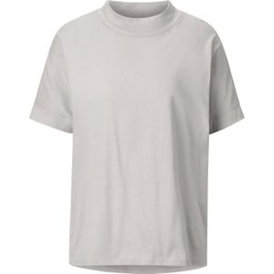 Dames Shirt met opstaande kraag in lichtgrijs