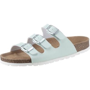 Gezondheidsslippers - Ijsblauw - Synthetisch - Met Profiel