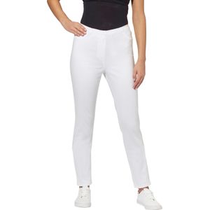Jeggings - Wit - 98% Katoen 2% Elastaan - Opgestikte Zak Zonder Sluiting