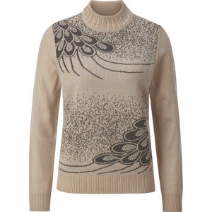 Pullovers - Zandkleur Gedessineerd - 100% Polyacryl