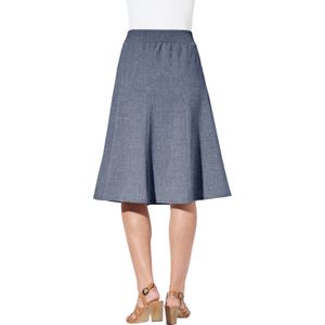 Godetrok in jeansblauw