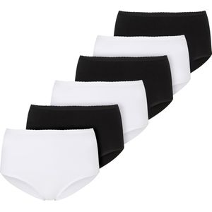 Slips - Wit en Zwart - 95% Katoen 5% Elastaan