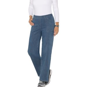 Dames jeans in blue-bleached